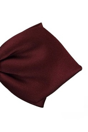 hemley-schleife-uni-satin-spitz-bordeaux-form-napoli-zum-selbstbinden image 1
