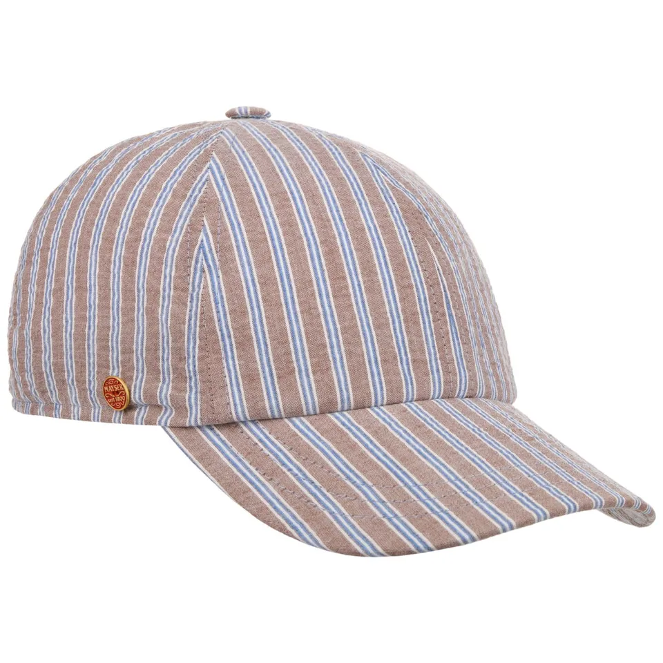 mayser-rosie-seersucker-stripes-baumwoll-cap-mit-streifen image 1