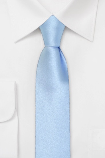 ascot-krawatte-uni-satin-hellblau-seide image 1