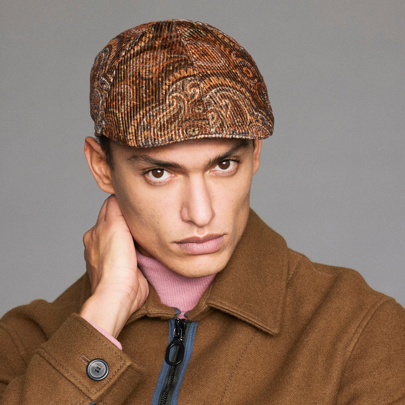 mayser-billy-paisley-cord-flatcap-zechbauer-herren image 1