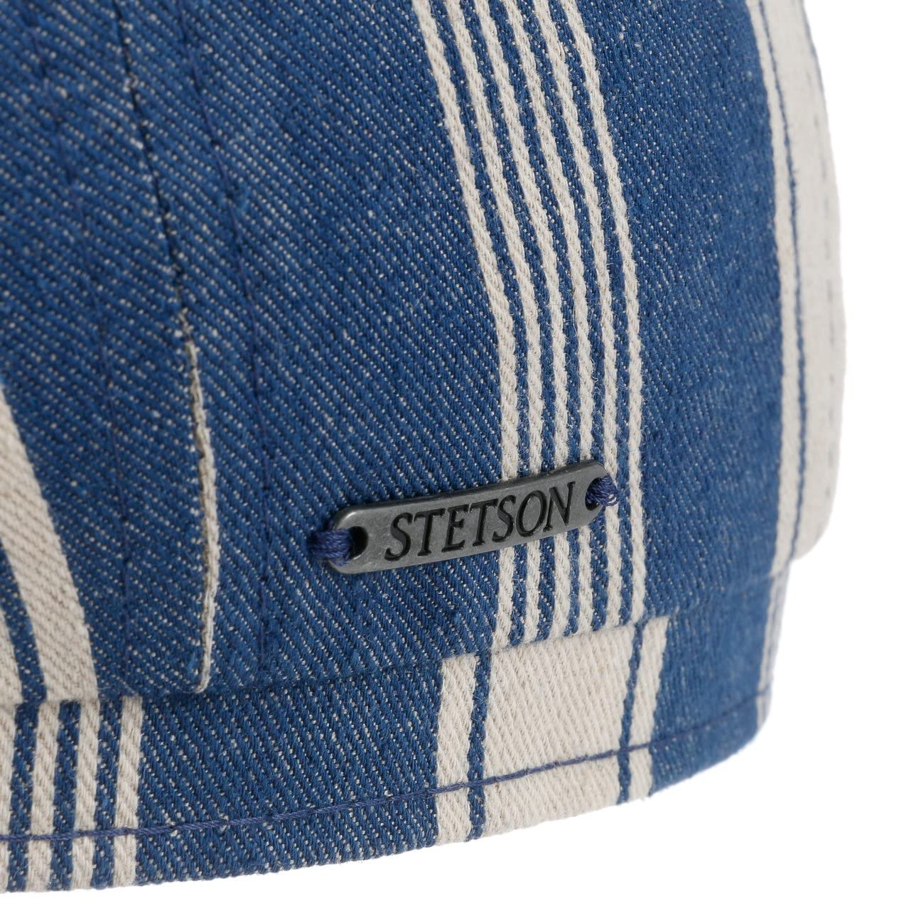 stetson-hatteras-twotone-stripes-flatcap-leinen-baumwollmix-herren image 5