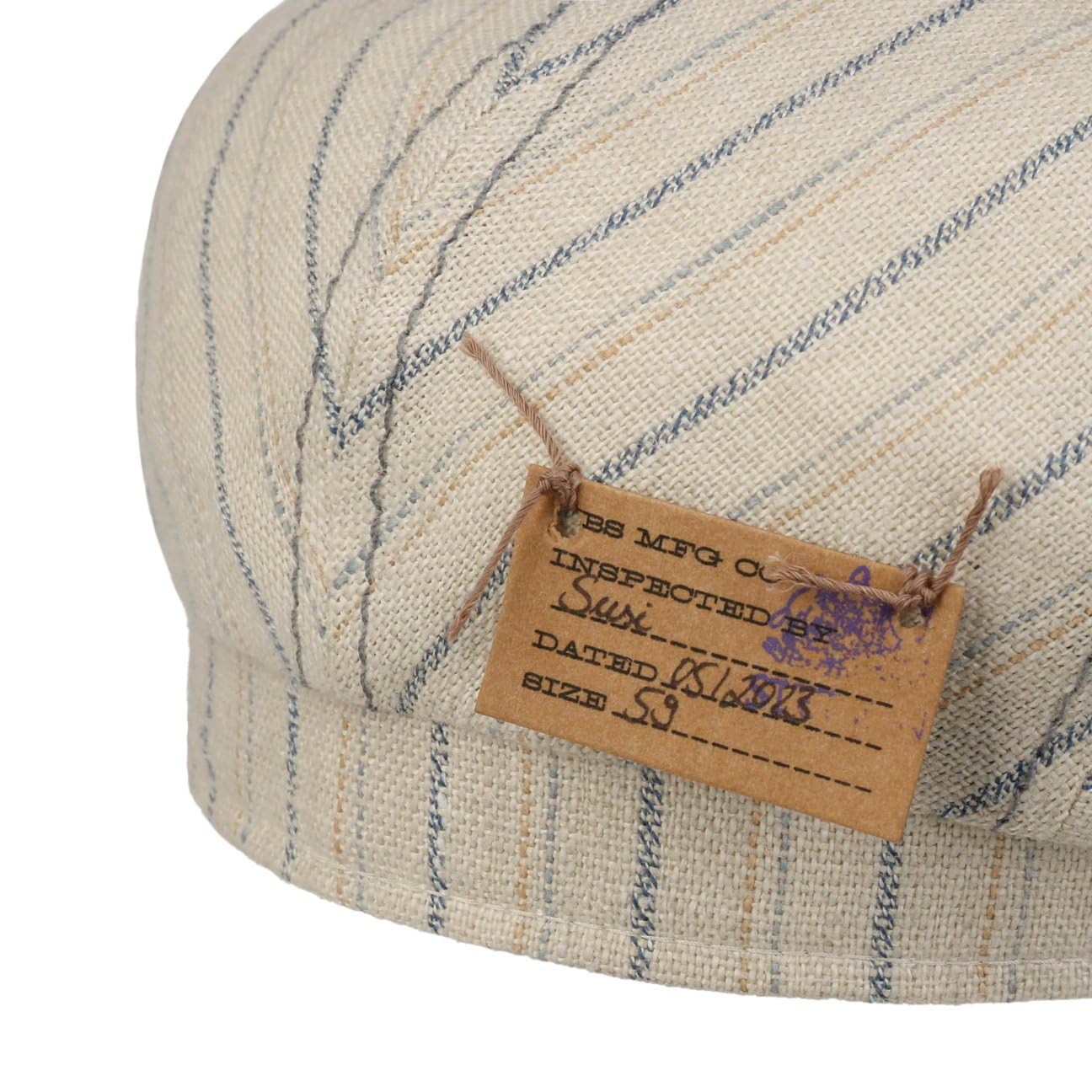 stetson-ledford-driver-flatcap-gestreift-baumwolle-leinen image 6
