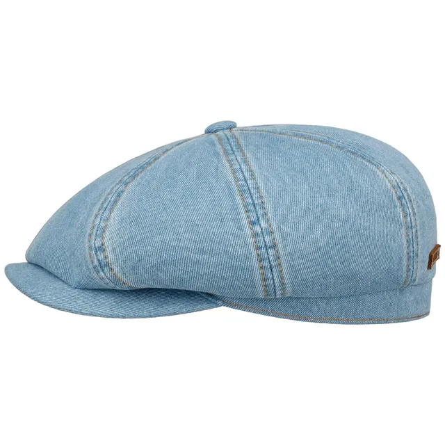 stetson-hatteras-denim-barista-flatcap-stoffcap-herren image 1