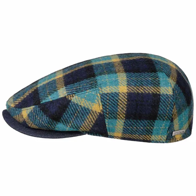 stetson-genola-wool-check-flatcap-karo-schieberm-tze-baumwollfutter-made-in-eu image 1