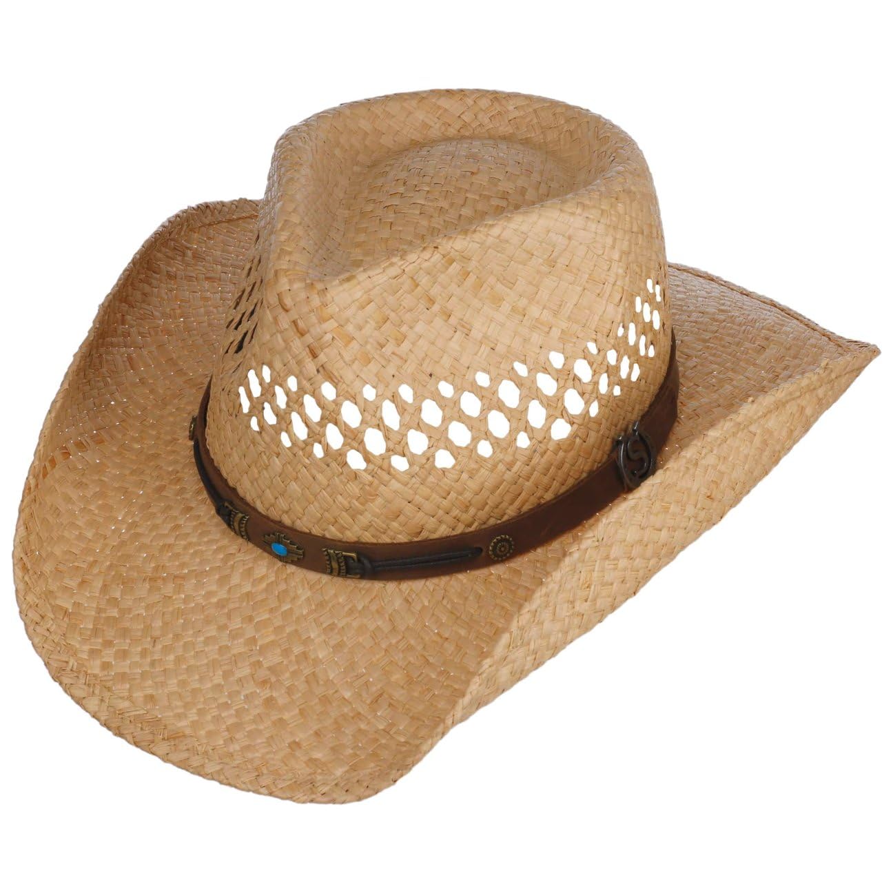 stetson-rifterson-westernhut-herren-raffiastroh-mit-garniturband image 2