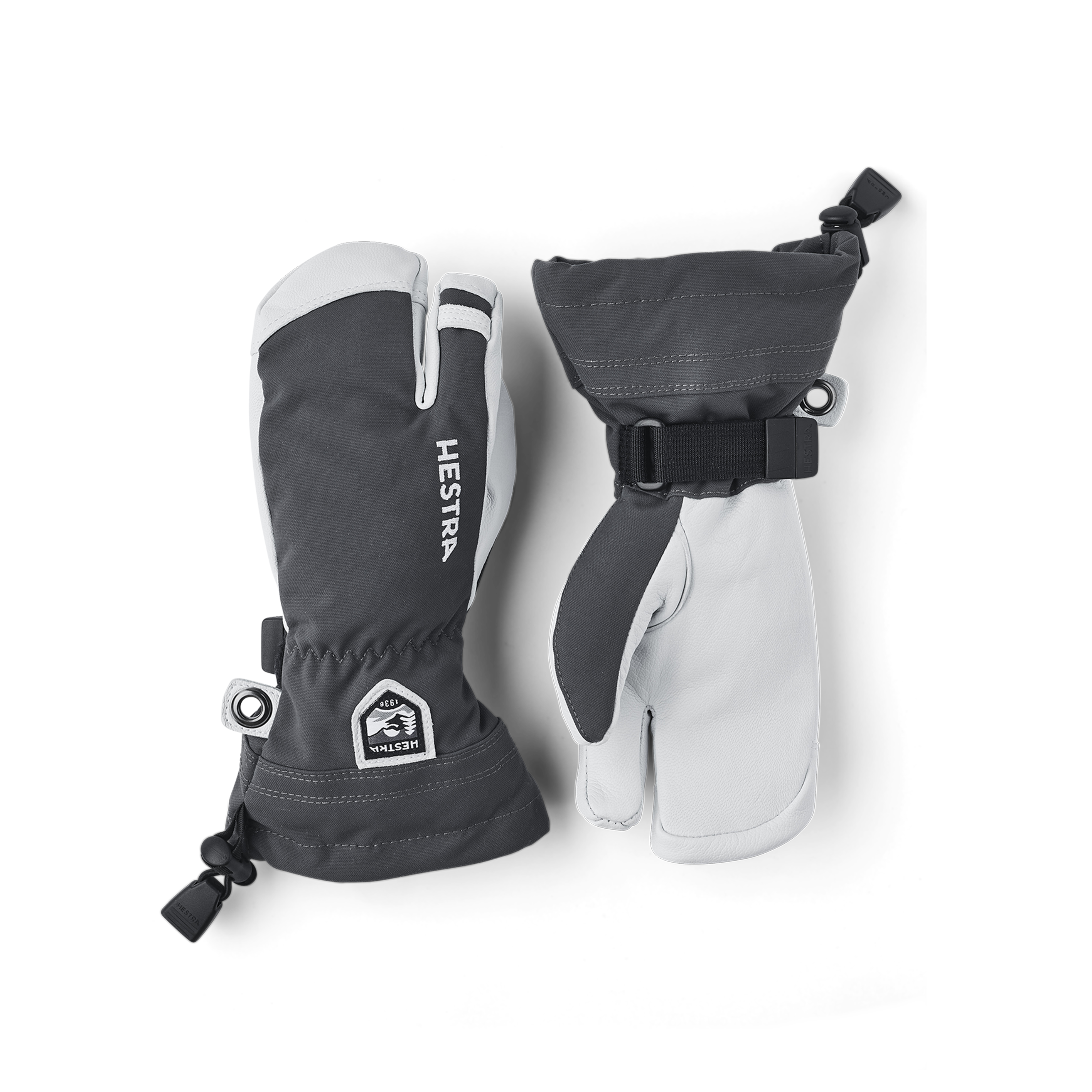 hestra-army-leather-heli-ski-jr-3-finger-handschuh-junior-ski-handschuh image 1