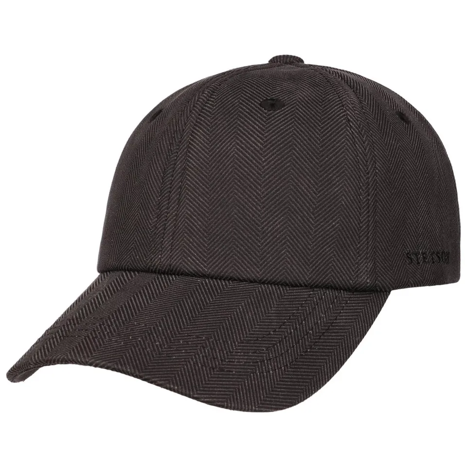 stetson-herringbone-baseballkappe-mit-metallclip-und-futter image 1