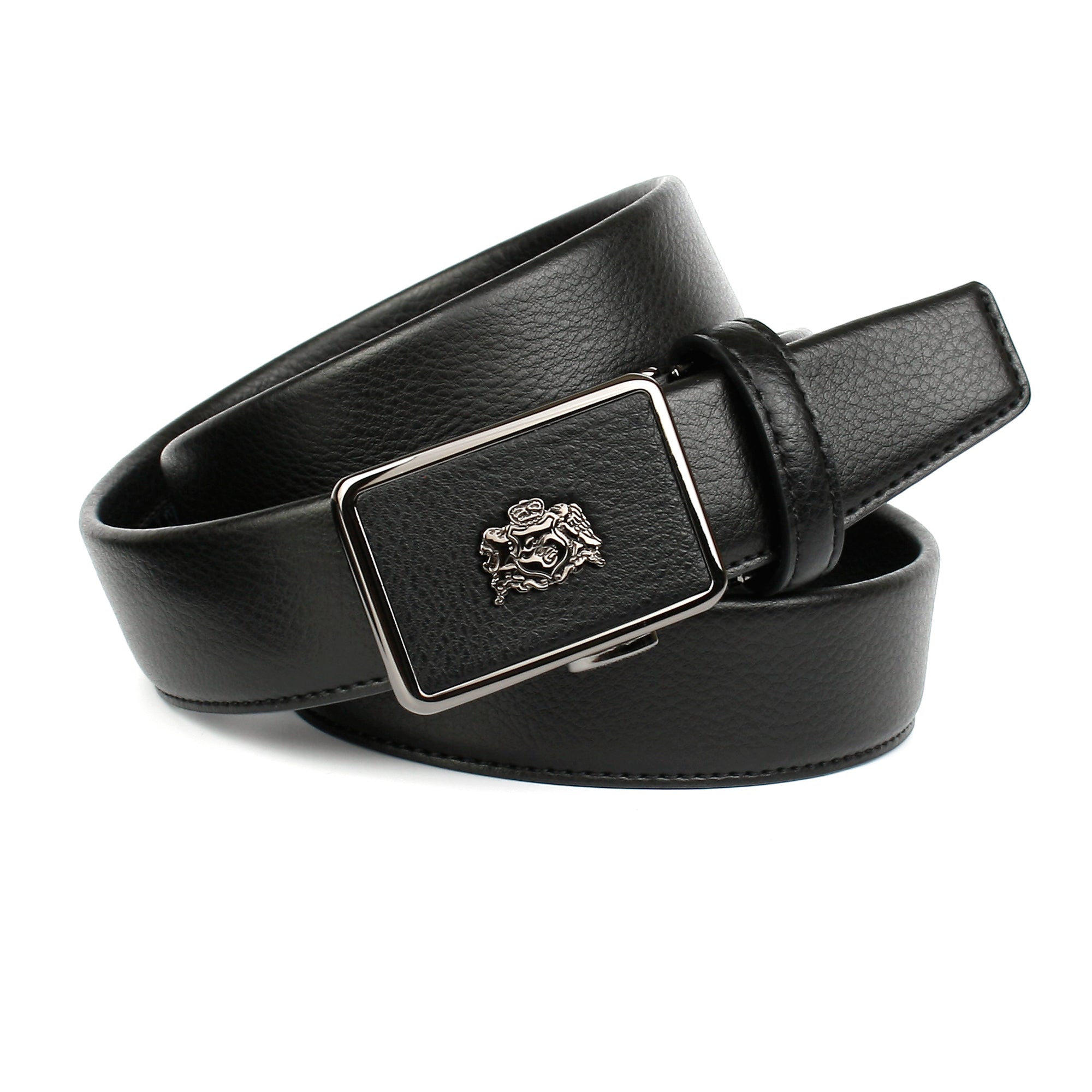 anthoni-crown-business-lederg-rtel-37t11c-schwarz-3-5-cm-wappen-automatik image 1