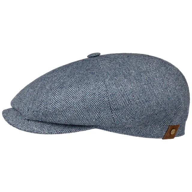 stetson-hatteras-schirmm-tze-fischgrat-aus-wildseide-made-in-eu image 1