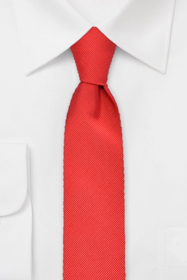 hemley-krawatte-seide-rips-uni-rot-7-5-x-145-cm image 1