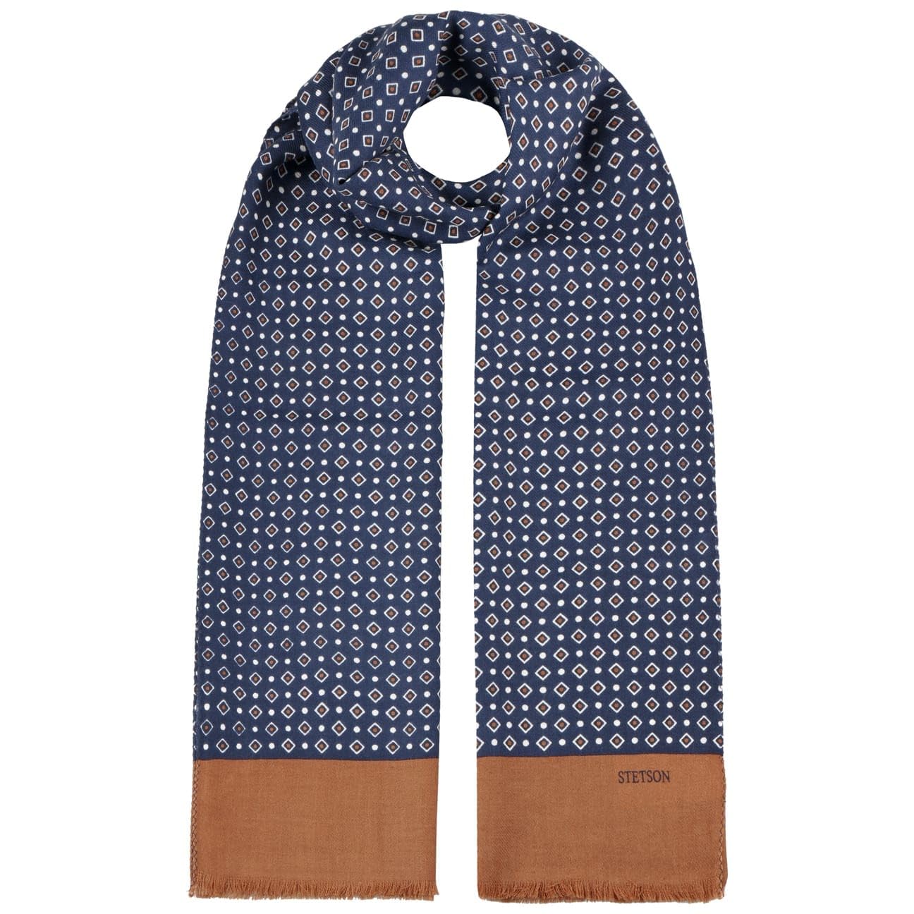 stetson-geometrics-schal-winterschal-aus-wolle-und-seide image 1