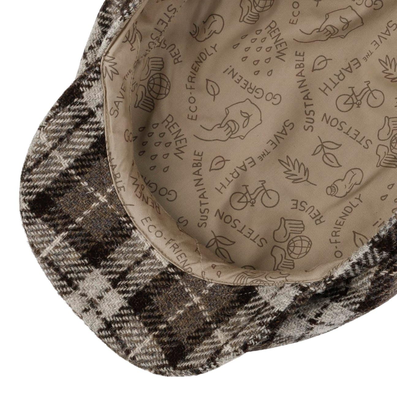 stetson-harris-tweed-driver-flatcap-karierte-woll-schirmm-tze-made-in-germany image 4