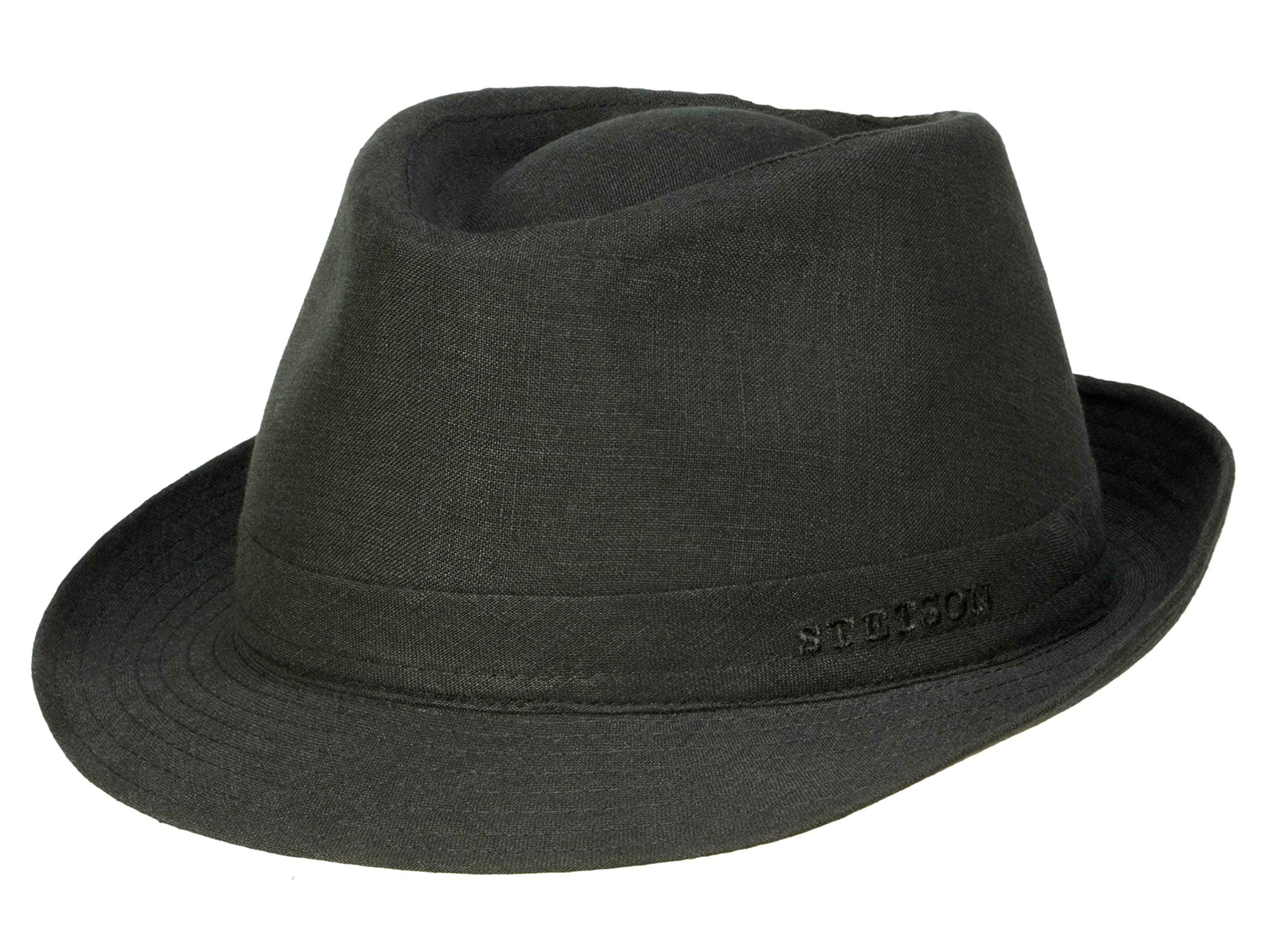 stetson-geneva-trilby-leinenhut-schwarz-gr-58 image 2