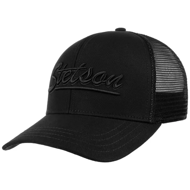 stetson-monochrome-trucker-cap-herren-baumwoll-twill-snapback image 1