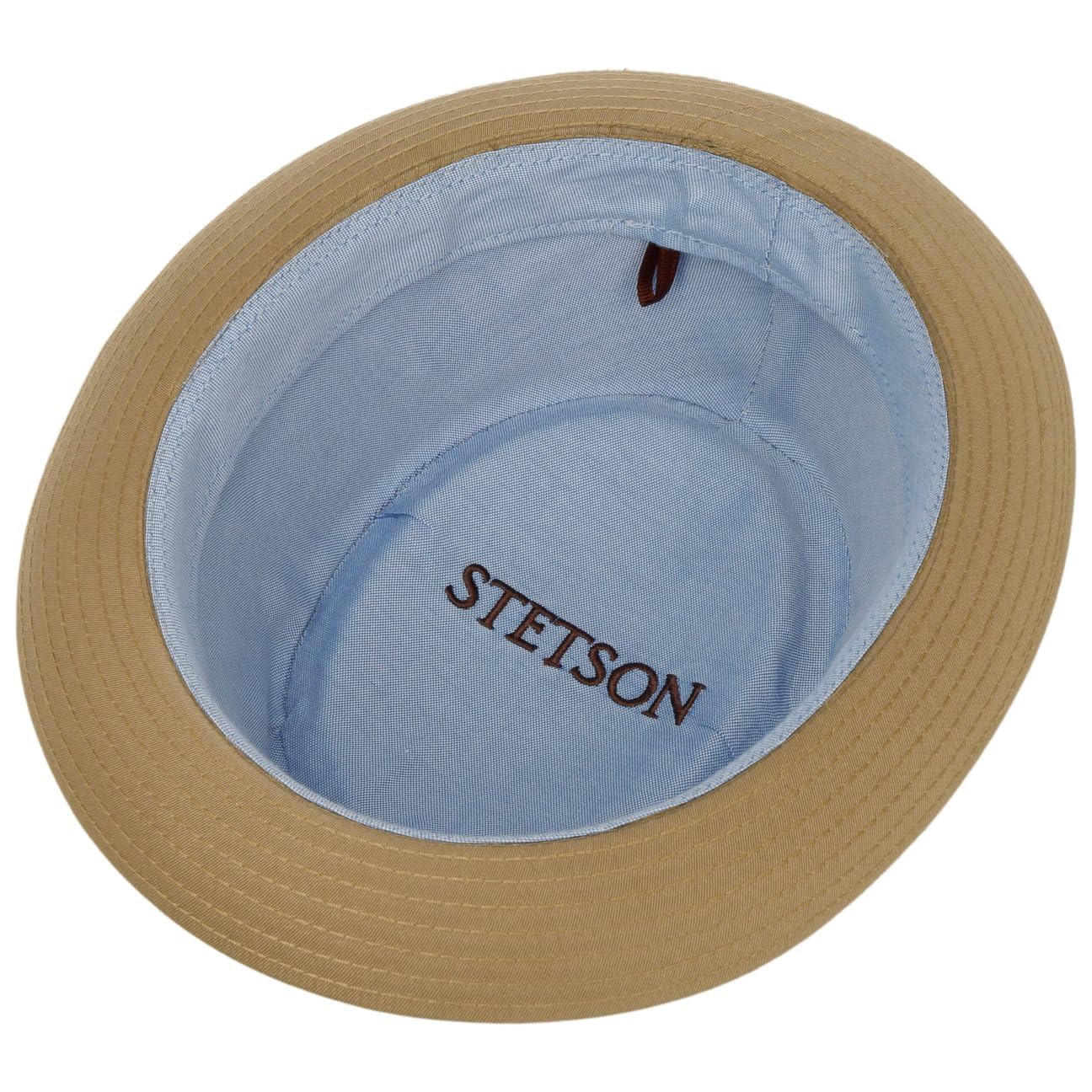 stetson-cotton-pork-pie-stoffhut-uni-made-in-italy image 4