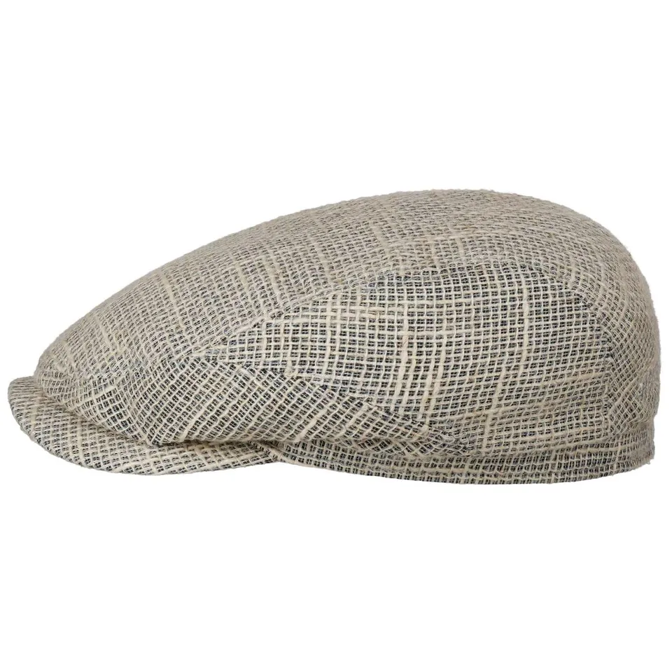 stetson-sustainable-linen-mix-driver-flatcap-meliert-mehrfarbig-herren image 1