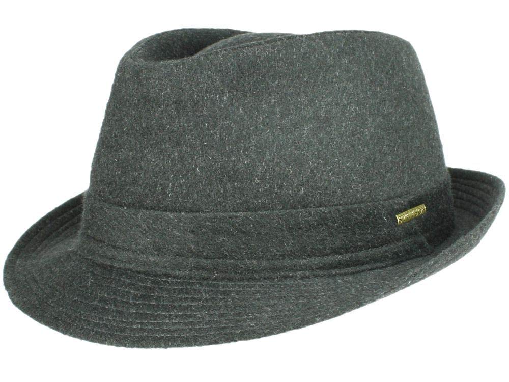 stetson-benavides-trilbyhut-aus-wolle-mit-teflon-anthrazit image 1