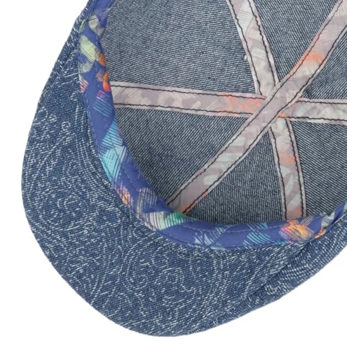 stetson-texas-denim-paisley-flatcap-aus-baumwolle-mit-uv-schutz-40-herren image 7