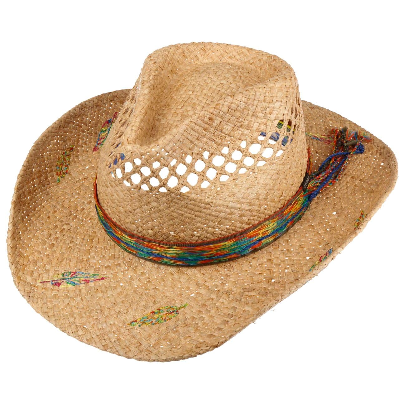 stetson-westernhut-raffiahut-cowboy-strohhut-mit-lochmuster-damen image 2