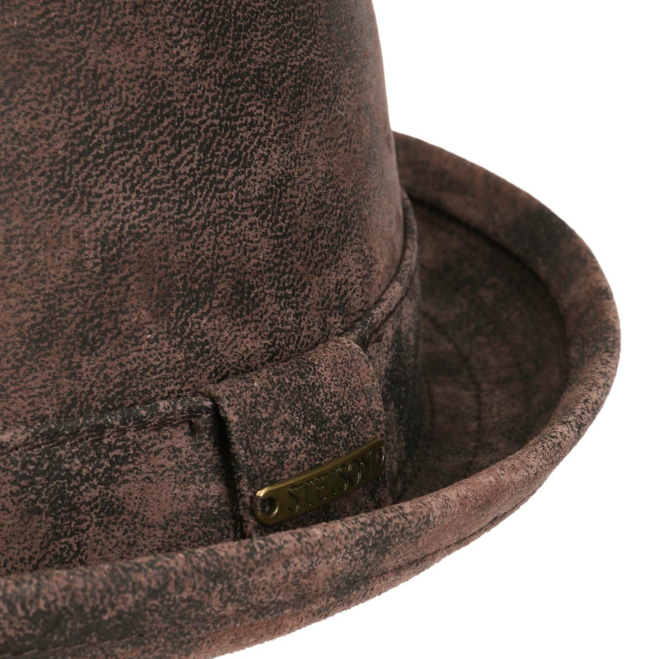 stetson-pennsylvania-pigskin-porkpie-hut-herren-leder image 6