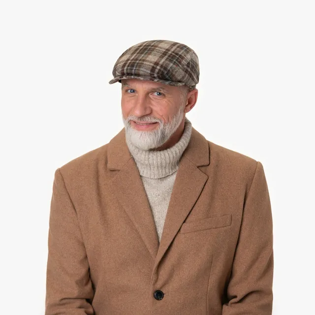 mayser-kent-check-flatcap-zechbauer-wolle-kaschmir-karo image 1