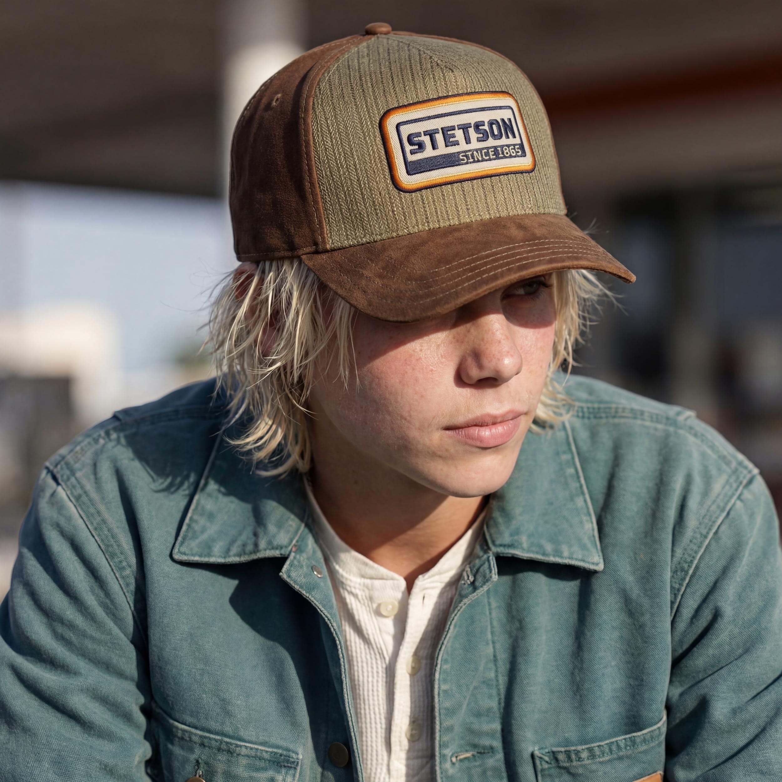 stetson-retro-stripes-truckercap-baseballcap-aus-leder-mix-mehrfarbig image 3