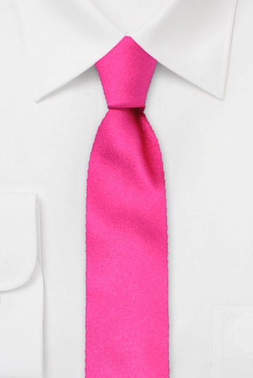 ascot-krawatte-uni-satin-fuchsia-100-seide-7-5-x-150-cm image 1