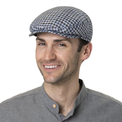 stetson-kent-tricolour-houndstooth-flatcap-seide-schurwolle-kariert image 8