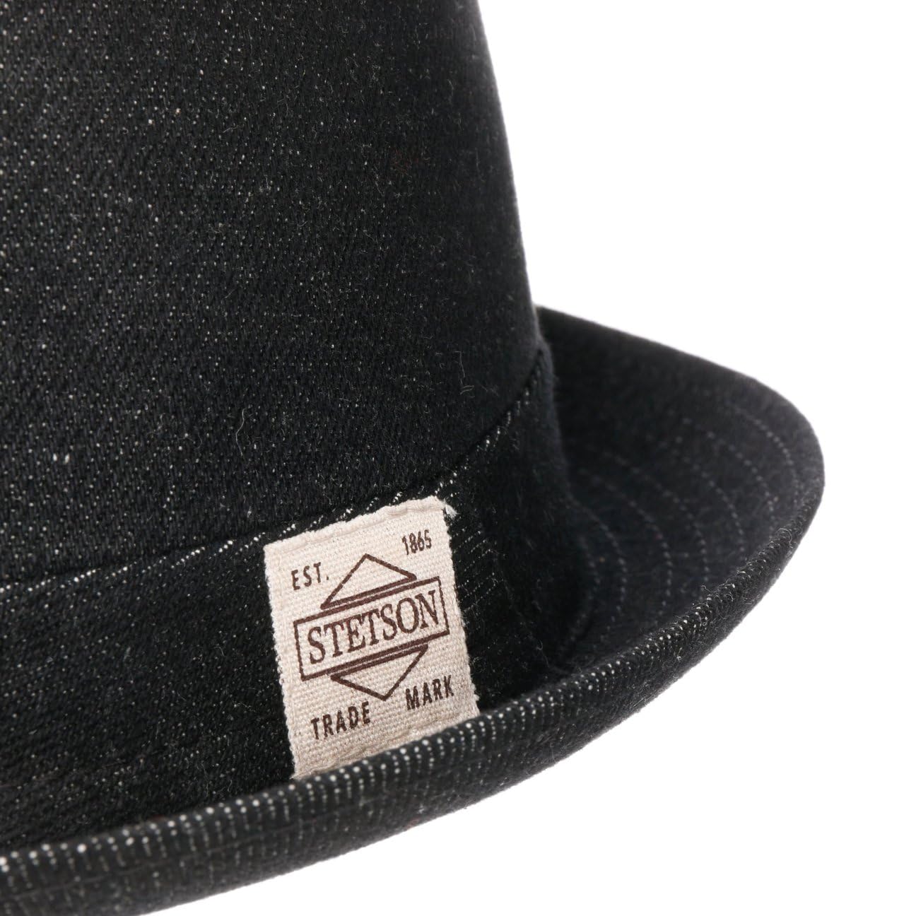 stetson-classic-pork-pie-denim-hut-einfarbig-made-in-italy image 5