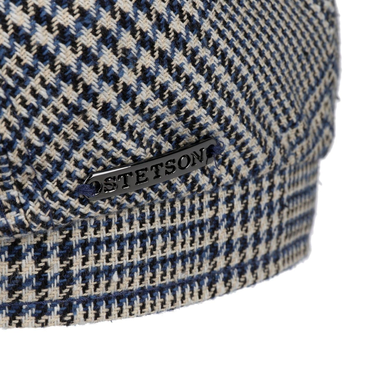 stetson-hardwick-houndstooth-flatcap-seidenmix-hahnentritt-karo-made-in-germany image 6