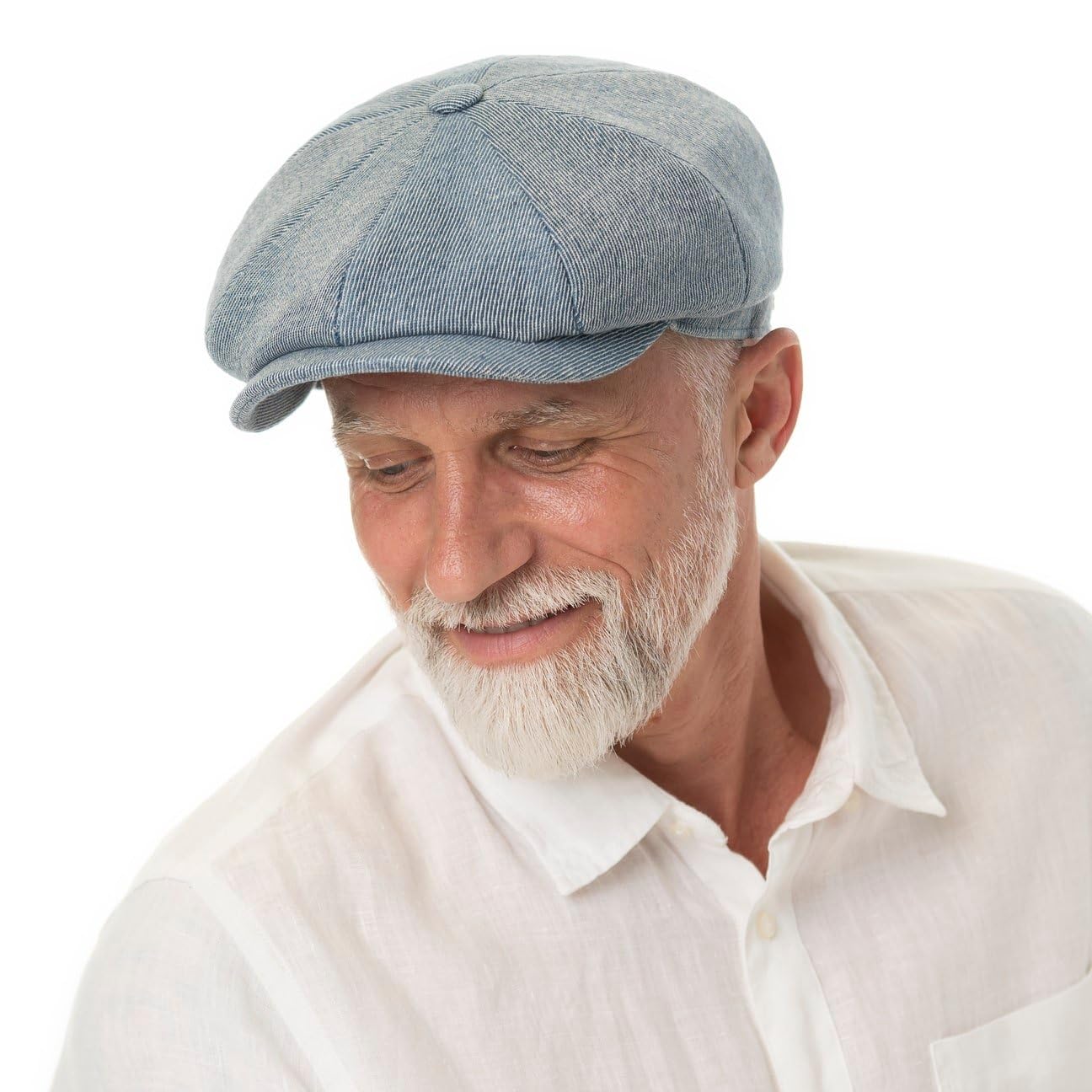 stetson-hatteras-twill-flatcap-leinen-baumwolle-herren image 2