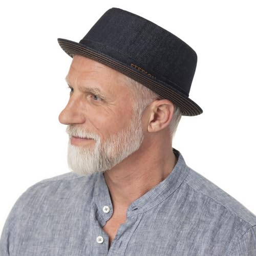 stetson-danvick-denim-pork-pie-hut-unisex-made-in-italy-sommerhut image 7