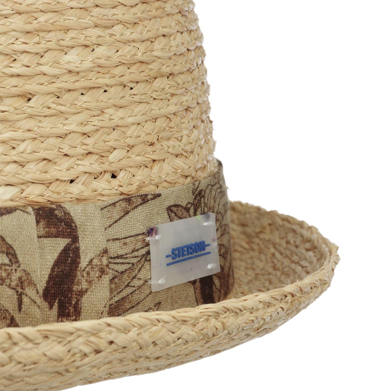 stetson-vilco-sustainable-pork-pie-strohhut-natur-aus-raffiastroh image 4