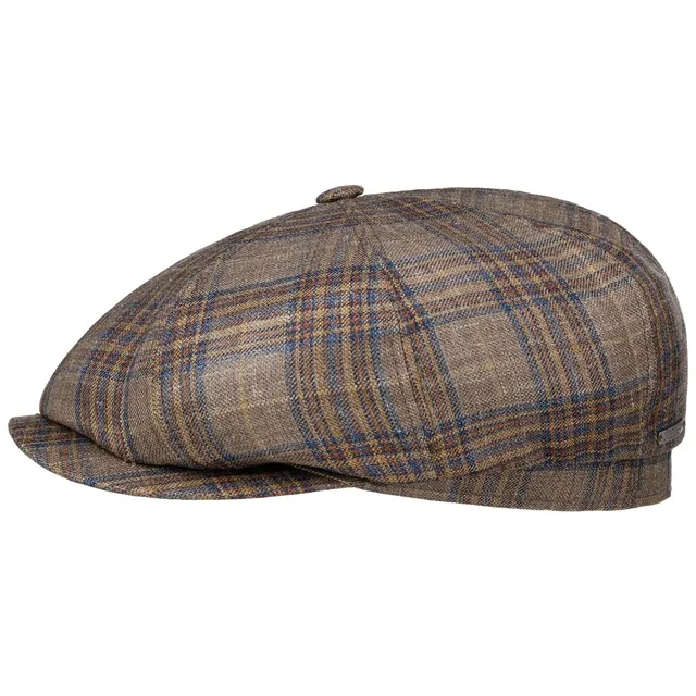 stetson-hatteras-schirmm-tze-kariert-handmade-made-in-germany-f-r-herren image 1