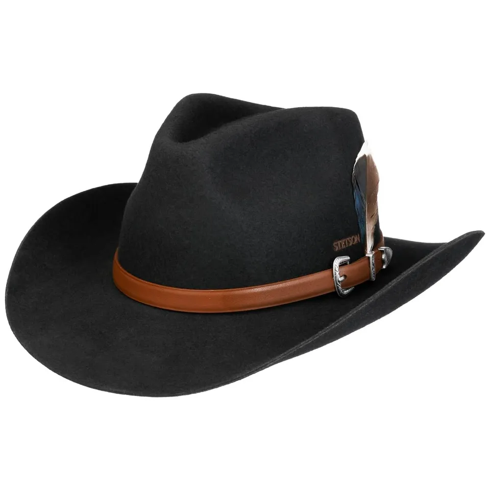 stetson-limington-westernhut-wollfilz-mit-ledergarnitur-herren image 1