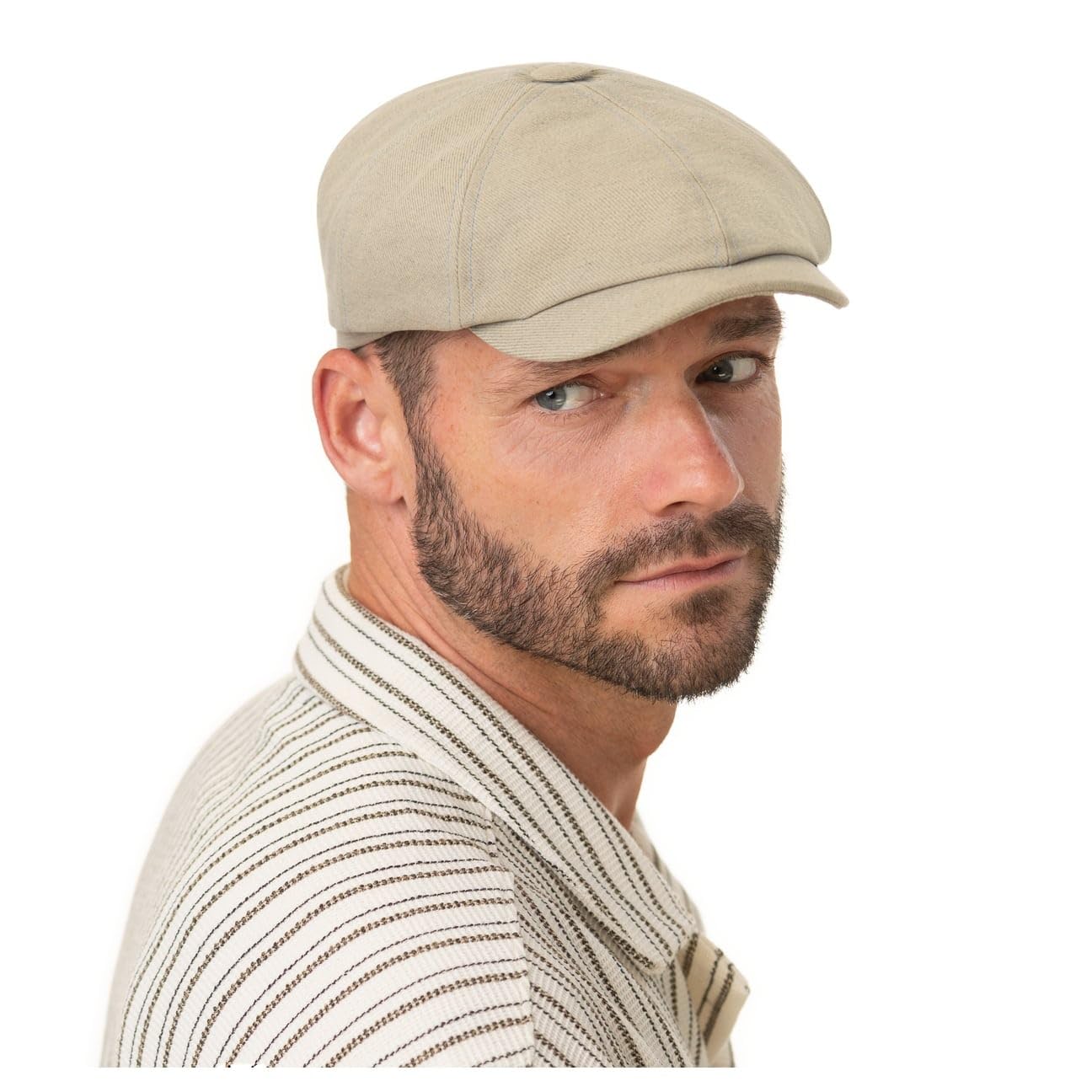 stetson-hatteras-flatcap-aus-100-baumwolle-unifarbene-kappe-made-in-eu image 2