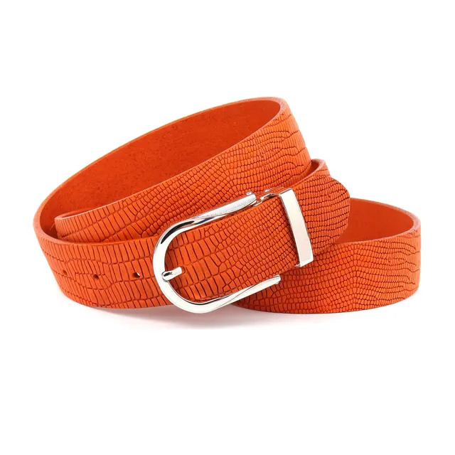 anthoni-crown-1fgn-231l-fashion-lederg-rtel-3-4-cm-in-orange image 1