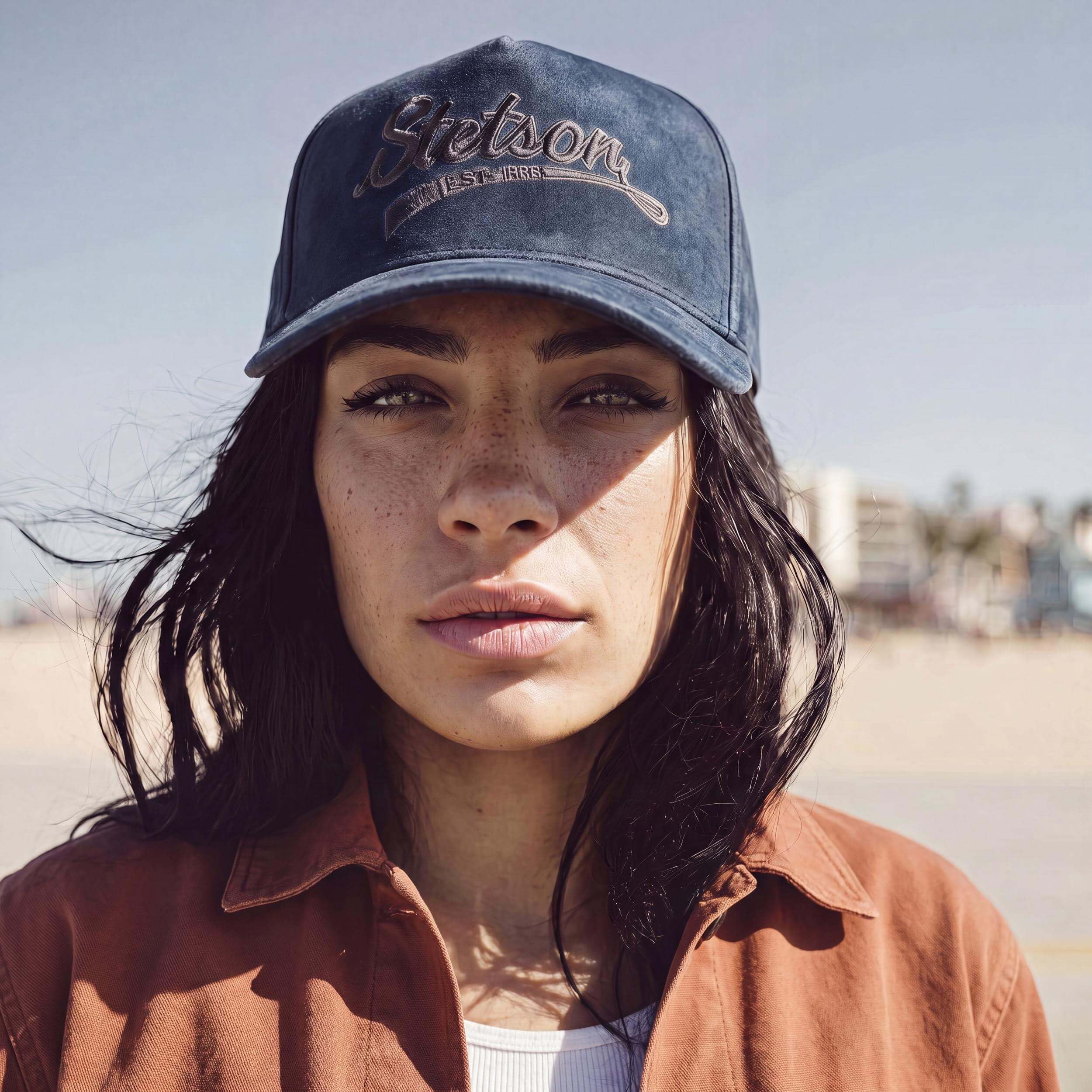 stetson-vintage-denim-blue-truckercap-leder-strapback-unisex image 2