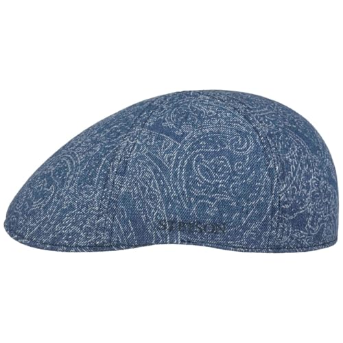 stetson-texas-denim-paisley-flatcap-aus-baumwolle-mit-uv-schutz-40-herren image 5