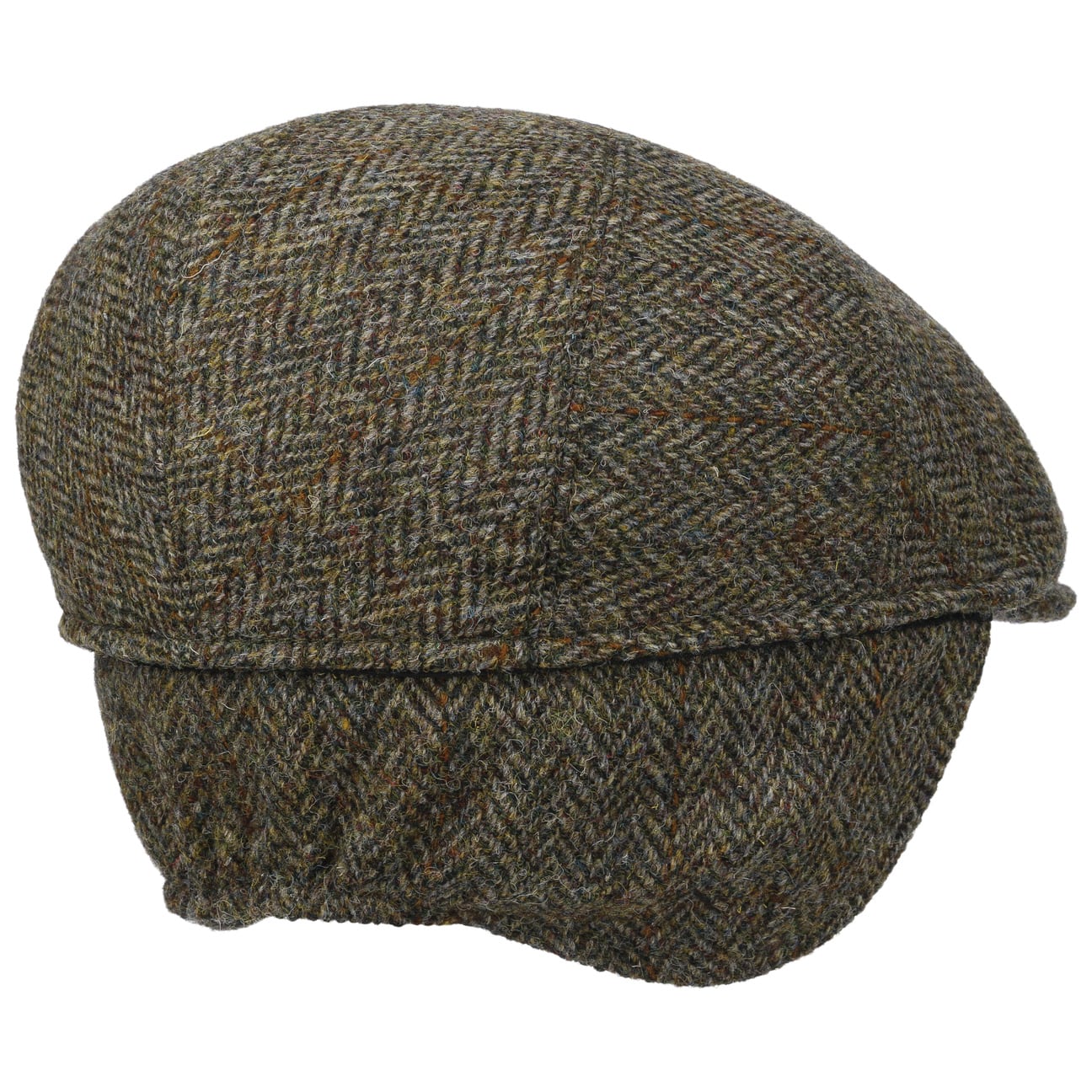 mayser-sidney-plus-harris-tweed-flatcap-schurwoll-flatcap-fischgrat image 4
