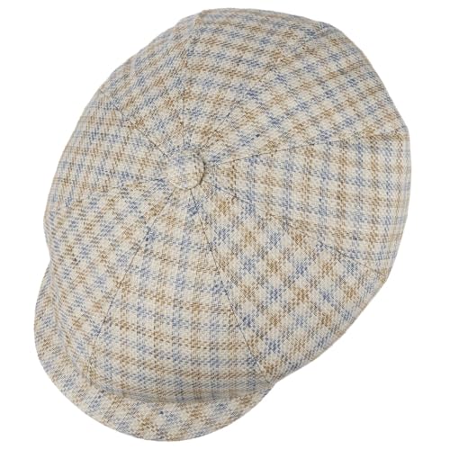 stetson-vanmore-flat-cap-leinen-baumwolle-karo-made-in-eu image 6
