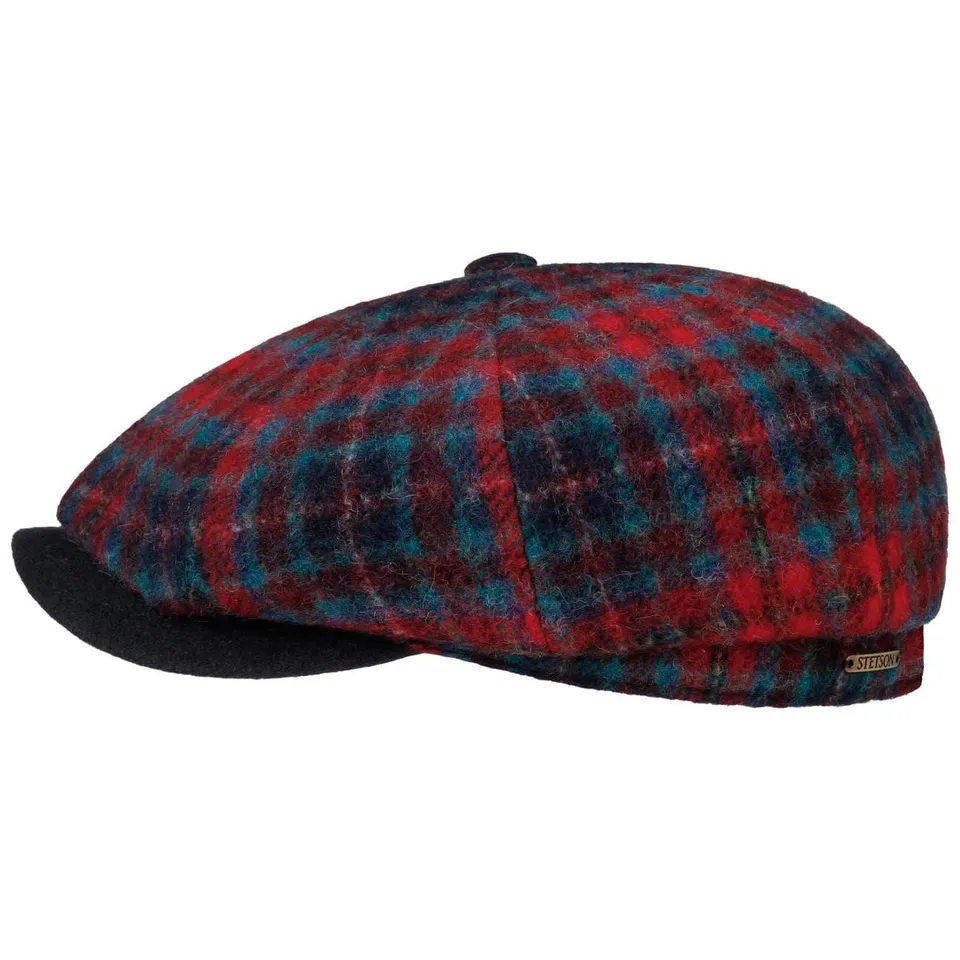 stetson-hatteras-check-flatcap-herren-wollmix-karo-baumwollfutter-herbst-winter image 1