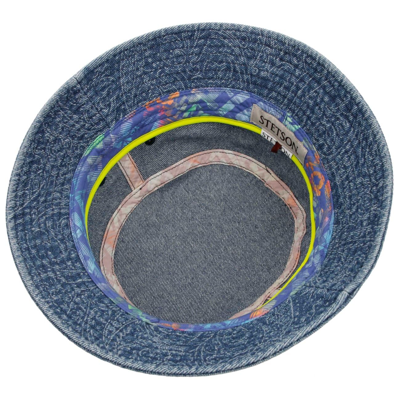 stetson-paisley-logo-bucket-hat-baumwollhut-packable-damen-und-herren image 3