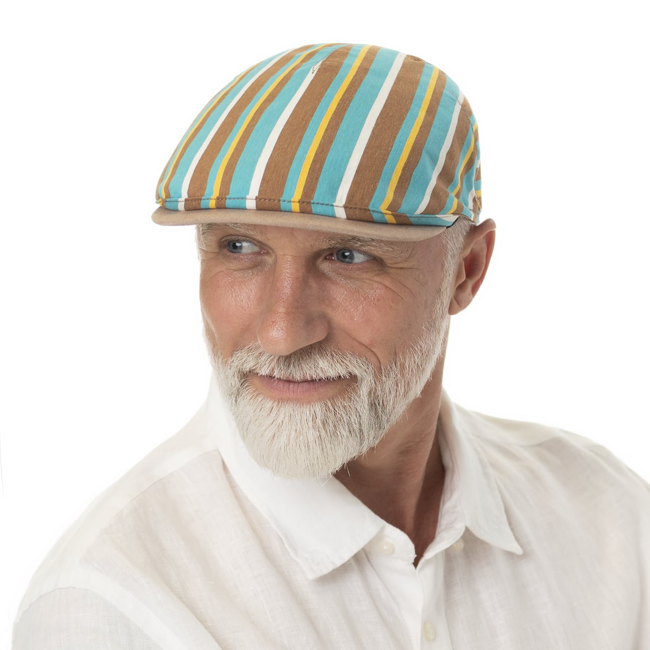 mayser-sidney-stripes-flatcap-herren image 1