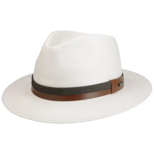 stetson-vermaron-traveller-panamahut-panamastroh-natur-lederband-made-in-ecuador image 1
