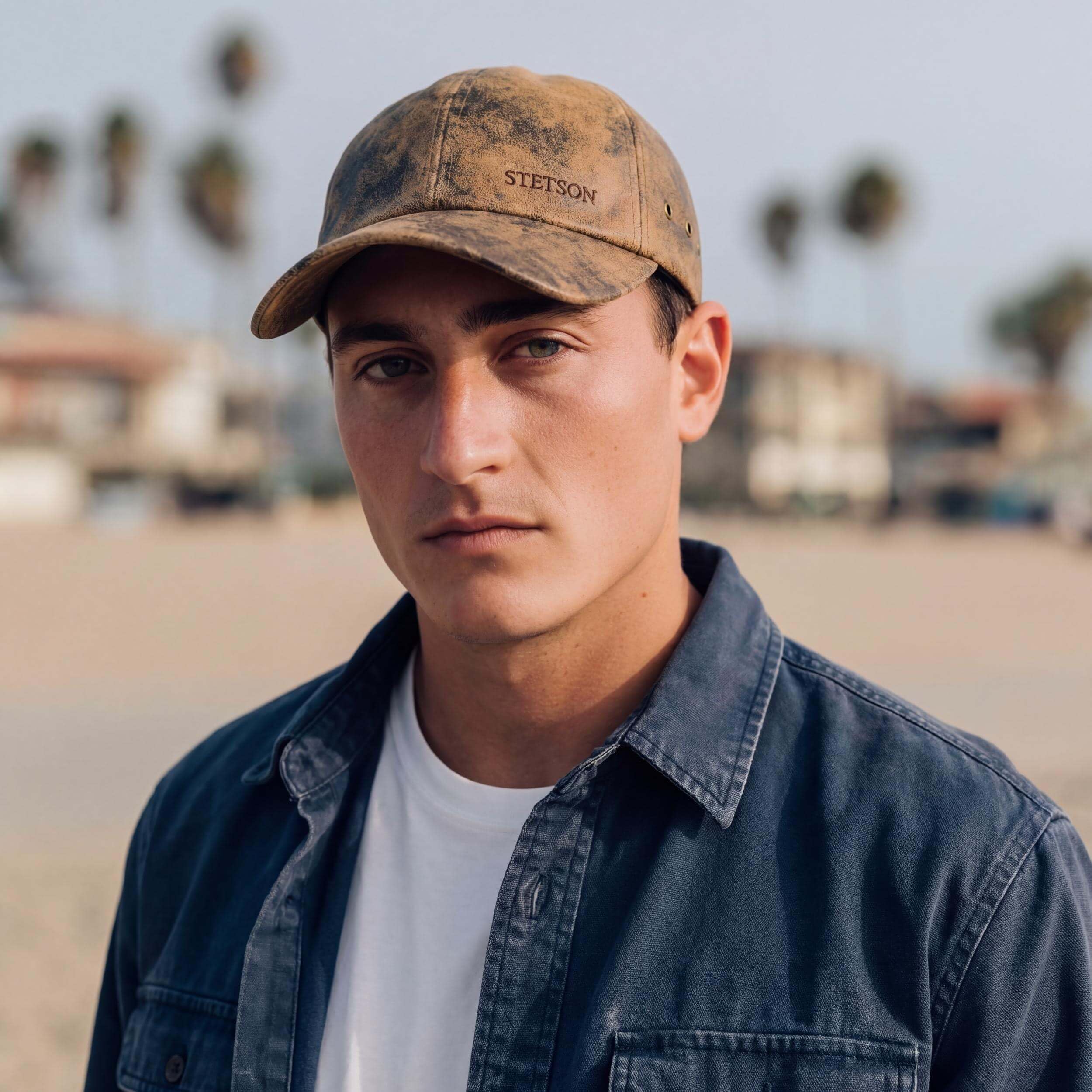 stetson-rawlins-pigskin-basecap-leder-strapback-herren-vintage image 3