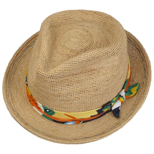 stetson-player-strohhut-raffiastroh-mit-kordelgarnitur-damen-herren-sommer image 8