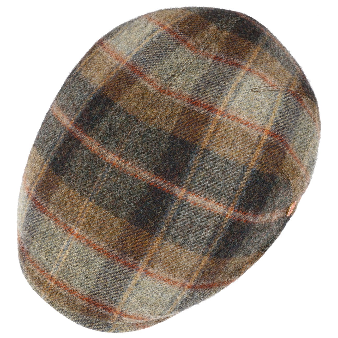 mayser-sidney-plus-british-lambswool-flatcap-herren-schieberm-tze-karo image 8