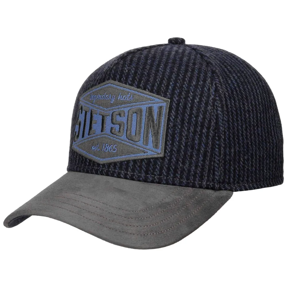 stetson-goat-suede-peak-wollcap-5-panel-herren-sommer-winter image 1