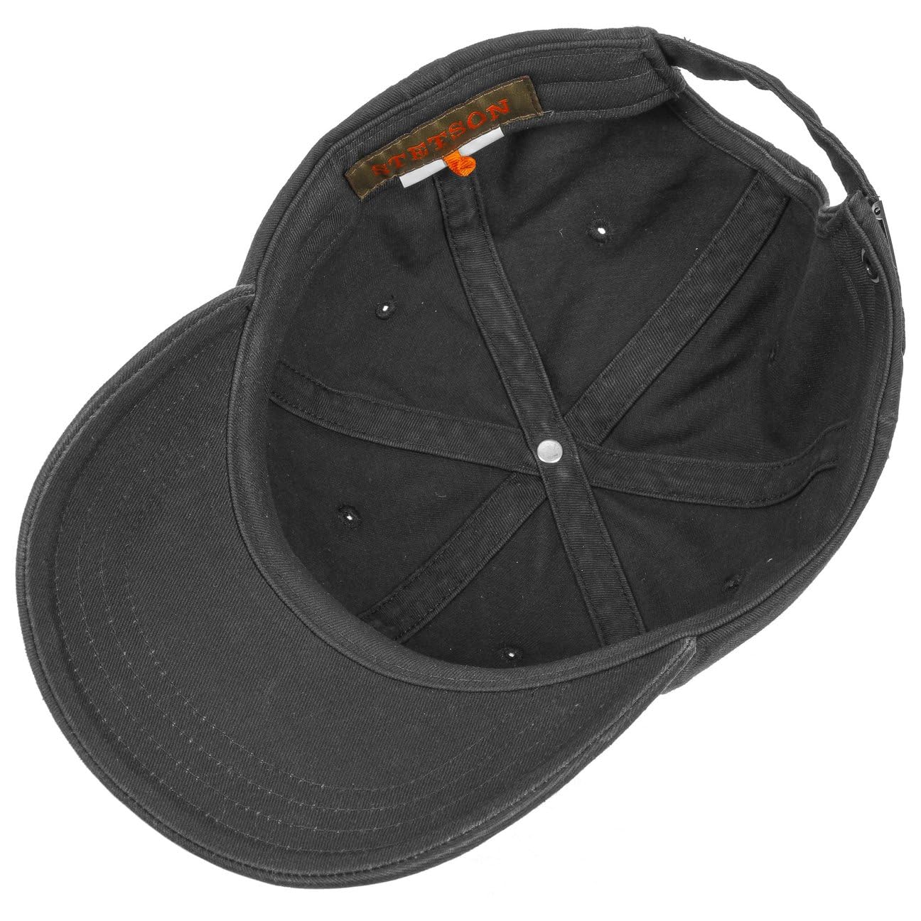 stetson-rector-baseballcap-mit-uv-schutz-40-strapback-schwarz-one-size image 5